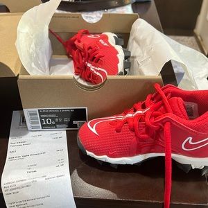 Children’s size football/baseball cleat- Nike size 10c regular width